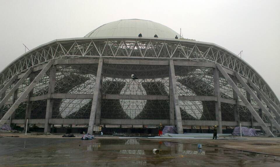 商洛温泉馆网架工程