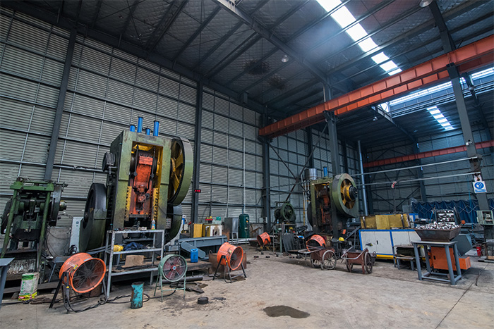 商洛网架配件-锥头加工车间